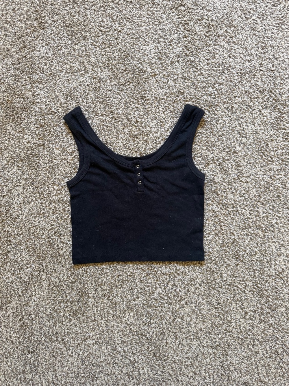 Little Faded Black Crop Top